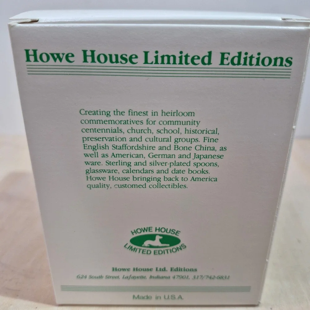 Howe House 1995 Whidbey Island Christmas‎ Ornament Clinton Mukilteo Ferry Teal